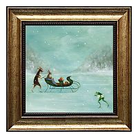 картина в раме катание на санях в Нижневартовске