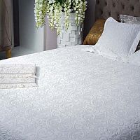 покрывало gold на двуспальную кровать белое в Нижневартовске