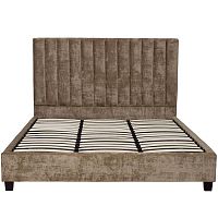 кровать полутораспальная 140х200 бежевая lines в Нижневартовске