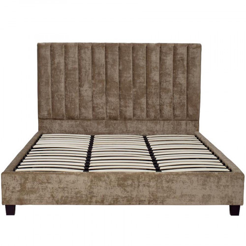 кровать полутораспальная 140х200 бежевая lines в Нижневартовске