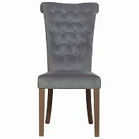 стул andrian серый бархат в Нижневартовске