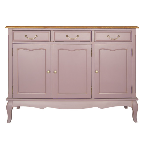 комод leontina lavanda с тремя ящиками и дверками лавандовый в Нижневартовске