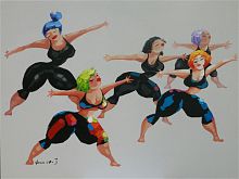 картина маслом аэробика в Нижневартовске