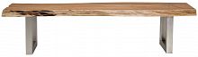 kare скамья nature line, коллекция "природная линия" 180*45*45, сталь, акация, коричневый в Нижневартовске