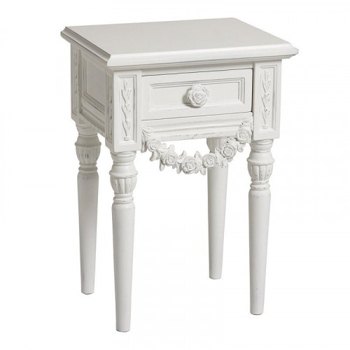 тумбочка прикроватная будуар белая в Нижневартовске