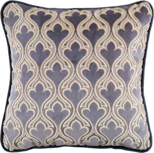 подушка декоративная синяя с узором weave в Нижневартовске