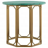 стол журнальный gold green gloss золотой, зеленый в Нижневартовске