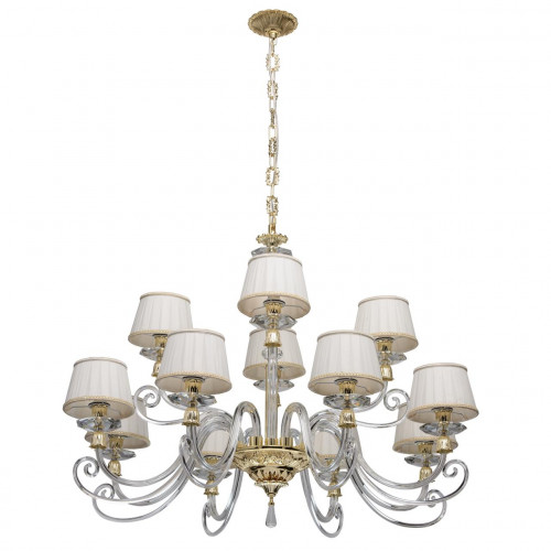 подвесная люстра chiaro экстраваганза 1 701010212 кремовая в Нижневартовске