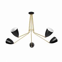 потолочный светильник el111b черный/золотой в Нижневартовске