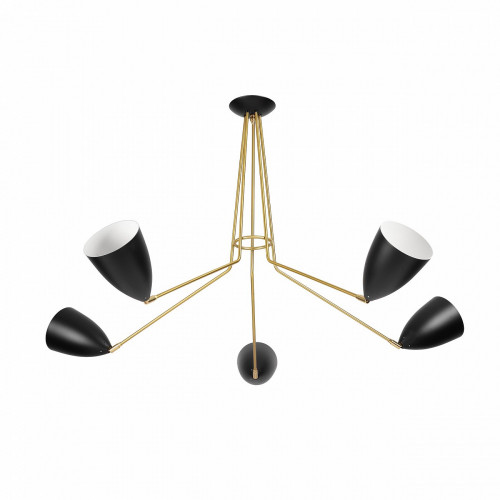 потолочный светильник el111b черный/золотой в Нижневартовске