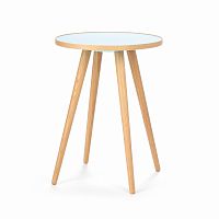 стол кофейный sputnik высота 55 диаметр 41 голубой в Нижневартовске