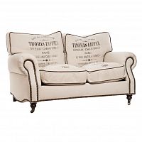 диван thomas eiffei двухместный прямой бежевый в Нижневартовске