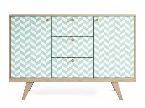 комод thimon осветлённый дуб / принт 050 в Нижневартовске