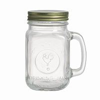 кружка с крышкой bormioli rocco drinking jar в Нижневартовске