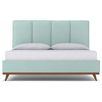 кровать двуспальная 180х200 голубая carter sky в Нижневартовске