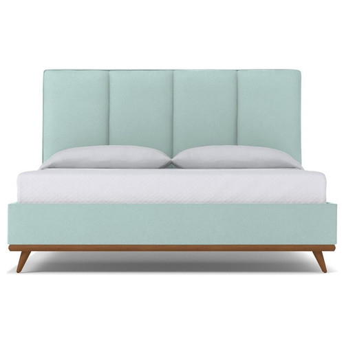 кровать двуспальная 180х200 голубая carter sky в Нижневартовске