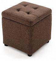 пуф шарм-дизайн евро с ящиком шоколад в Нижневартовске