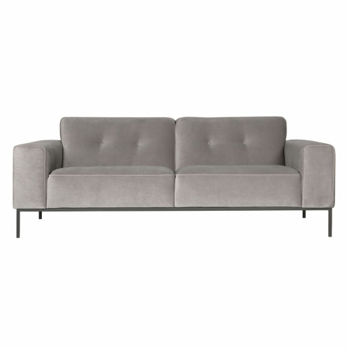 диван ville трехместный прямой светло-серый в Нижневартовске