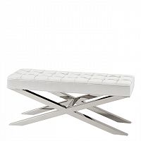 скамейка beekman place от eichholtz белый/хром в Нижневартовске