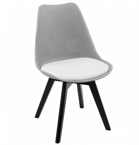 стул деревянный bon серый в Нижневартовске