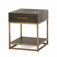 прикроватная тумбочка дизайнерская коричневая bullard в Нижневартовске