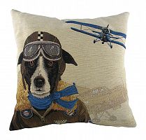 подушка с собакой-пилотом doggie fighters blue в Нижневартовске