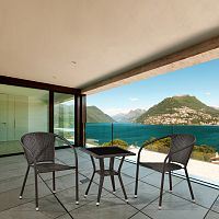 комплект мебели из искуственного ротанга note коричневый на 2 персоны в Нижневартовске