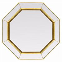 зеркало золотое венецианское восьмиугольное espresso gold в Нижневартовске