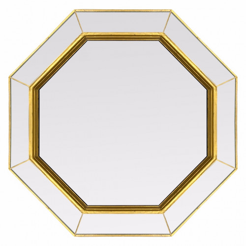 зеркало золотое венецианское восьмиугольное espresso gold в Нижневартовске