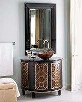 зеркало с широким фацетом черное прямоугольное клод в Нижневартовске