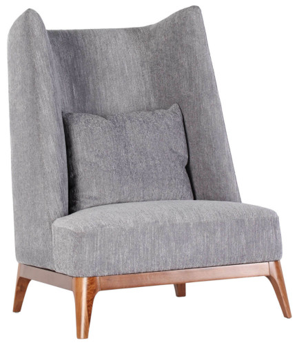 кресло bruno monsoon серое в Нижневартовске