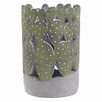подсвечник серый каменный в виде кактуса karen, 18 см в Нижневартовске