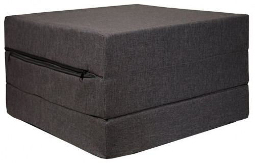 пуф шарм-дизайн матрас мобильный шаг серый в Нижневартовске