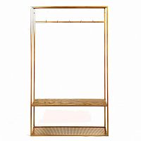 вешалка в прихожую hallra gold темный дуб в Нижневартовске