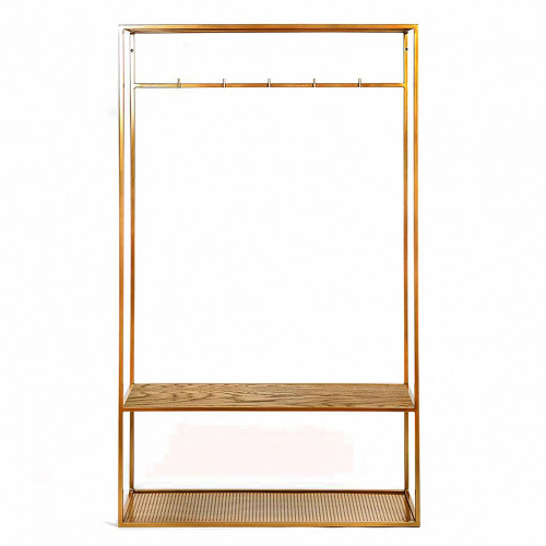 вешалка в прихожую hallra gold темный дуб в Нижневартовске