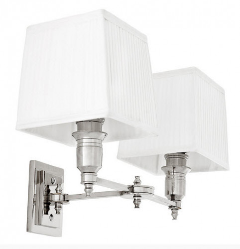 бра lexington double от eichholtz белый/хром в Нижневартовске