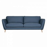 диван stella прямой синий в Нижневартовске