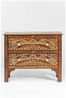 kare design комод sherazade, коллекция "шахерезада", ручная работа 100,5*85*35, палисандр, верблюжья кость, коричневый в Нижневартовске