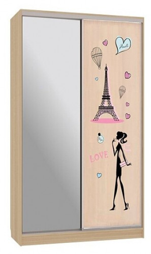 шкаф-купе для одежды mebelson рио 1-600 амели в Нижневартовске