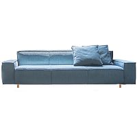 диван peanut air прямой голубой в Нижневартовске