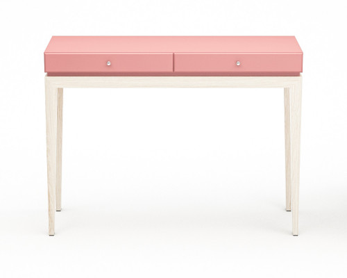 туалетный столик розовый с 2 ящиками static в Нижневартовске
