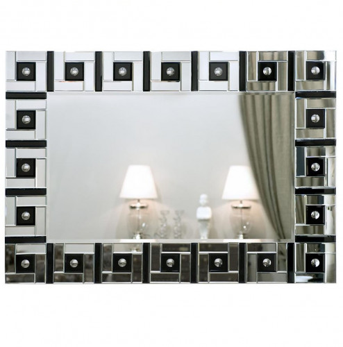 зеркало декоративное прямоугольное в стеклянной раме rubie в Нижневартовске