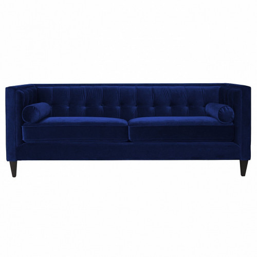 диван прямой трехместный синий jack 220 см в Нижневартовске