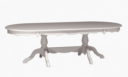 стол нераскладной овальный марсель 250 см молочный в Нижневартовске