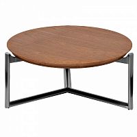 стол журнальный коричневый d83*33см в Нижневартовске