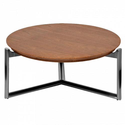 стол журнальный коричневый d83*33см в Нижневартовске