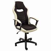 кресло компьютерное gamer черное-бежевое в Нижневартовске