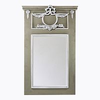 зеркало большое прямоугольное зеленое с лепниной мирабо в Нижневартовске