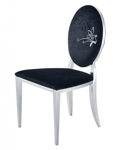 стул chanel черный с круглой спинкой в Нижневартовске