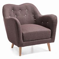 кресло kamin темно-коричневое в Нижневартовске